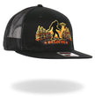 Hot Leathers Black Believe Bigfoot Snapback Hat GSH2029