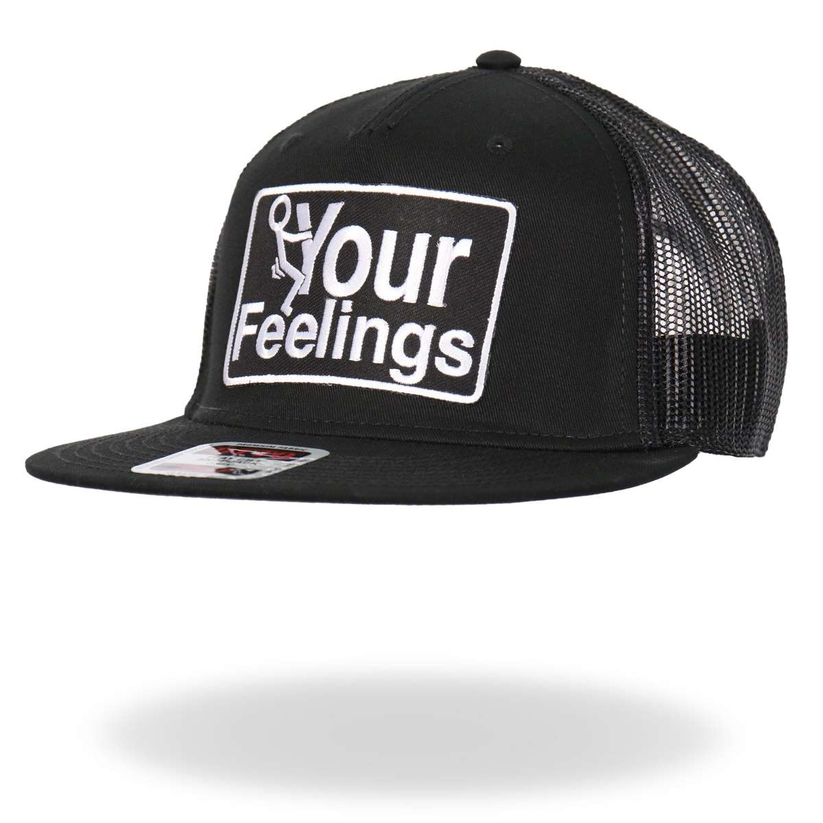 Hot Leathers Black And White Snapback F Your Feelings GSH2033