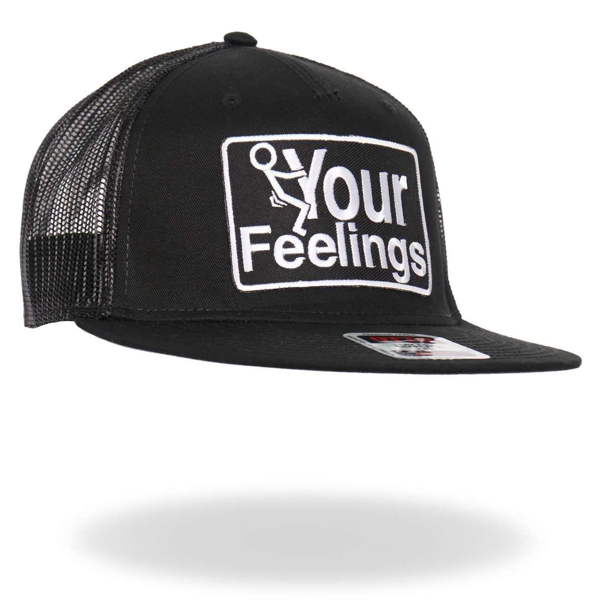 Hot Leathers Black And White Snapback F Your Feelings GSH2033