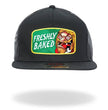 Hot Leathers Black Freshly Baked Flat Brim Snap Back Hat GSH2035