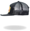 Hot Leathers Black Freshly Baked Flat Brim Snap Back Hat GSH2035