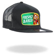 Hot Leathers Black Freshly Baked Flat Brim Snap Back Hat GSH2035