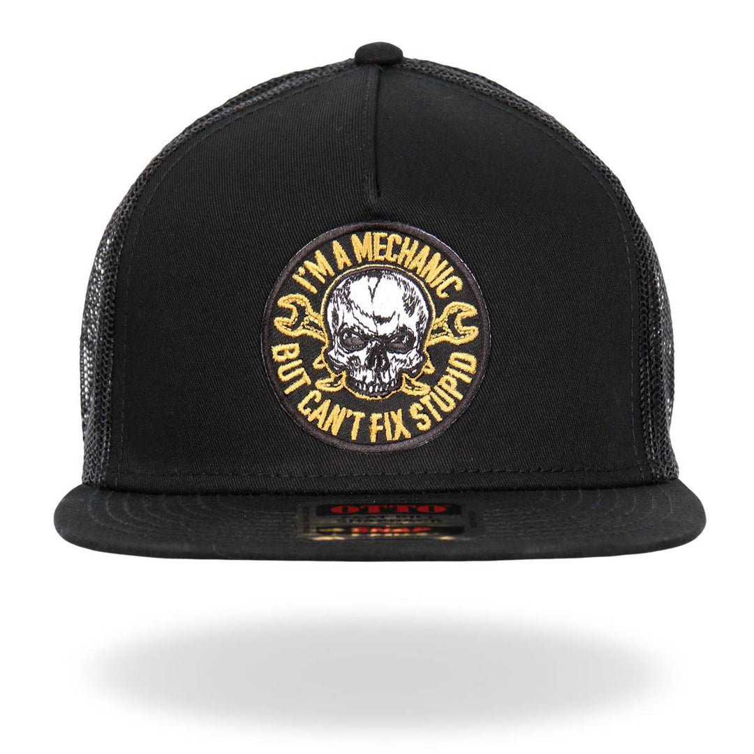 Hot Leathers Black Yellow And White Mechanic Can&