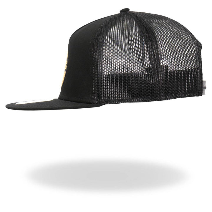 Hot Leathers Black Yellow And White Mechanic Can&