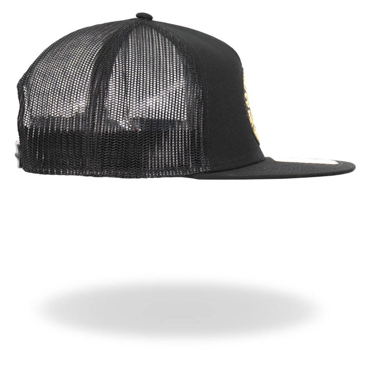 Hot Leathers Black Yellow And White Mechanic Can&