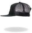 Hot Leathers Pot Leaf Skull Black Snapback Hat GSH2037