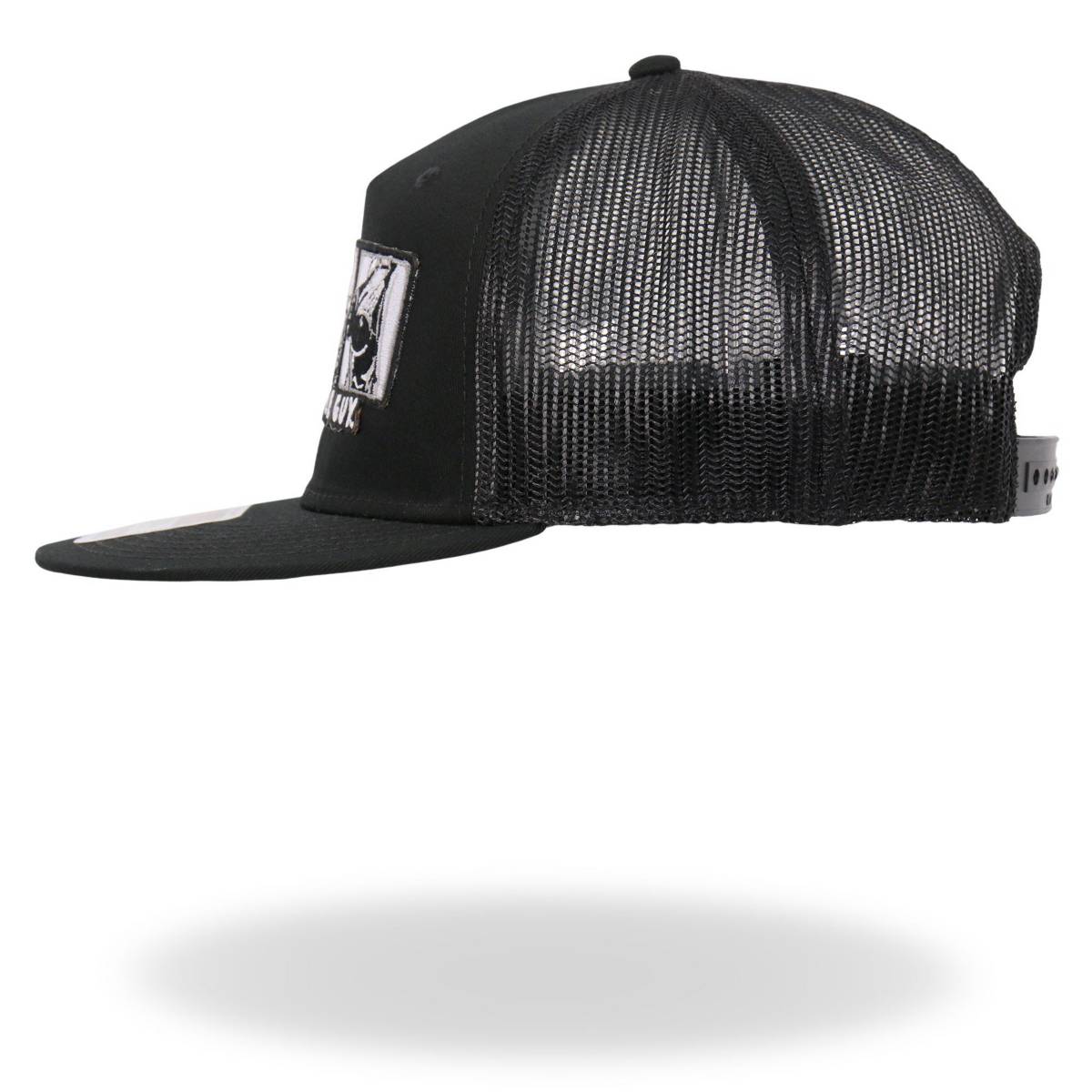 Hot Leathers Black Simple Guy 3 B's Snapback Hat GSH2038