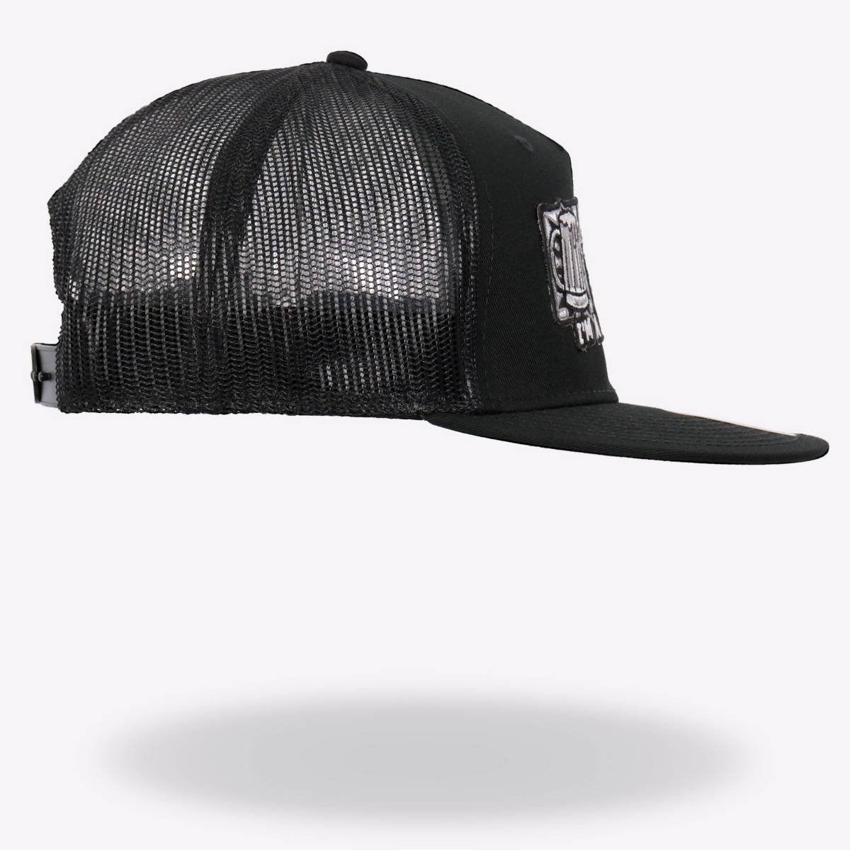 Hot Leathers Black Simple Guy 3 B's Snapback Hat GSH2038