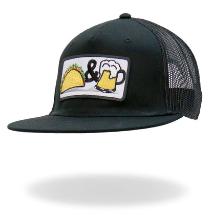 Hot Leathers Tacos and Beer Snap Back Hat GSH2040