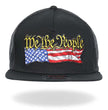 Hot Leathers We The People Snap Back Flat Brim Hat GSH2043