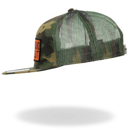 Hot Leathers GSH2044 Fuck Around Find Out Camo Snapback Hat