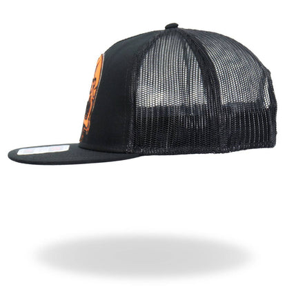 Hot Leathers GSH2045 Black Snapback Not A Hugger