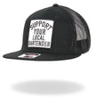 Hot Leathers  Support Your Local Black Snap Back Trucker Hat GSH2048