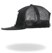 Hot Leathers  Support Your Local Black Snap Back Trucker Hat GSH2048