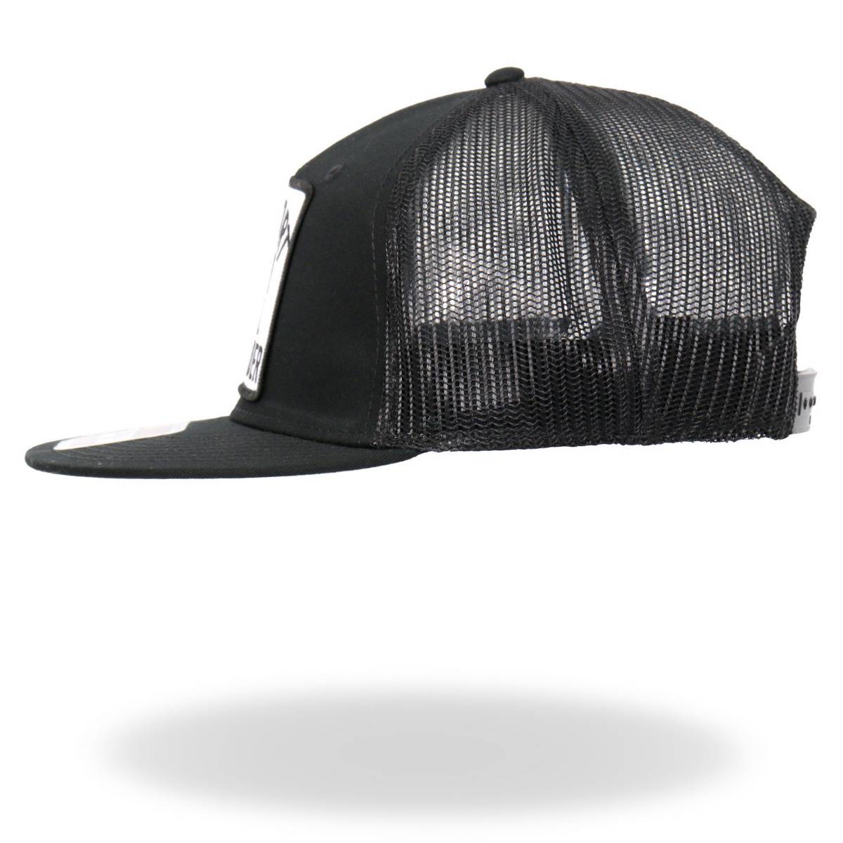 Hot Leathers  Support Your Local Black Snap Back Trucker Hat GSH2048