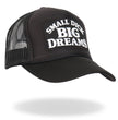Hot Leathers Small Dick Big Dreams Snap Back Trucker Hat GSH2050