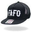 Hot Leathers FAFO Snapback Hat with Under Bill Print GSH4005