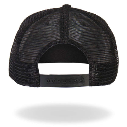 Hot Leathers Black Skeleton Hand DILLIGAF Snapback Hat GSH4007