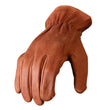 Hot Leathers GVD1013 Brown Deerskin Leather Driving Gloves