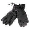 Hot Leathers GVD1015 Black Deerskin Leather Gauntlet Gloves