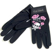 Hot Leathers GVL2005 Skull and Roses Ladies Mechanics Work Gloves