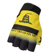 Hot Leathers GVM3011 Leather Don't Tread on Me Fingerless Gloves