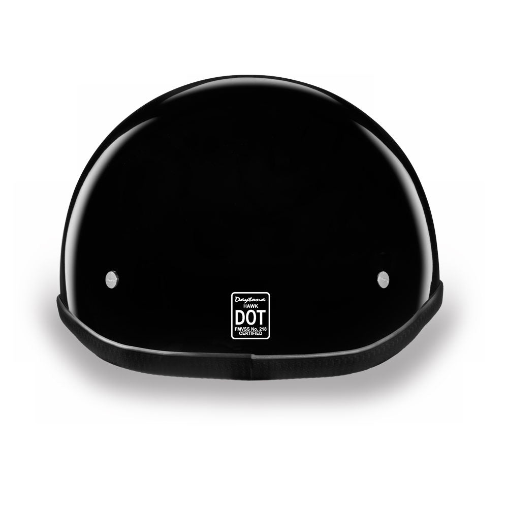 daytona hawk polo motorcycle helmet Reversible Premium NOVELTY "Hawk" Flat-Dull Black "1003B" Ryde- Slim Line Design Offering A Sleek Novelty Helmets Black Hawk Polo