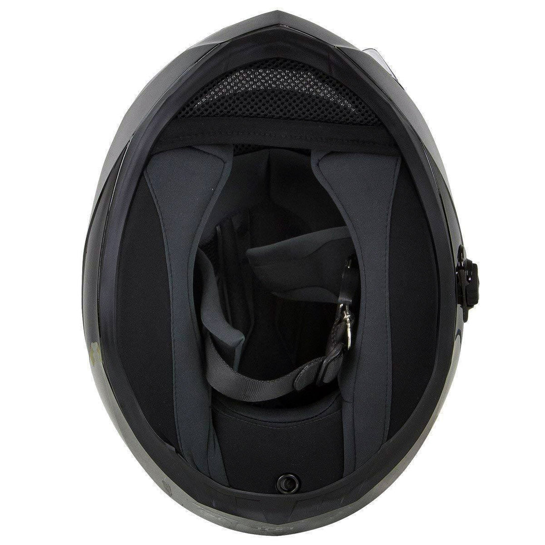 full face buzzard motorcycle helmets Milwaukee Helmets H510 Gloss Black Chit-Chat Full Face Wireless Motorcycle – Milwaukee Motorcycle Clothing Co