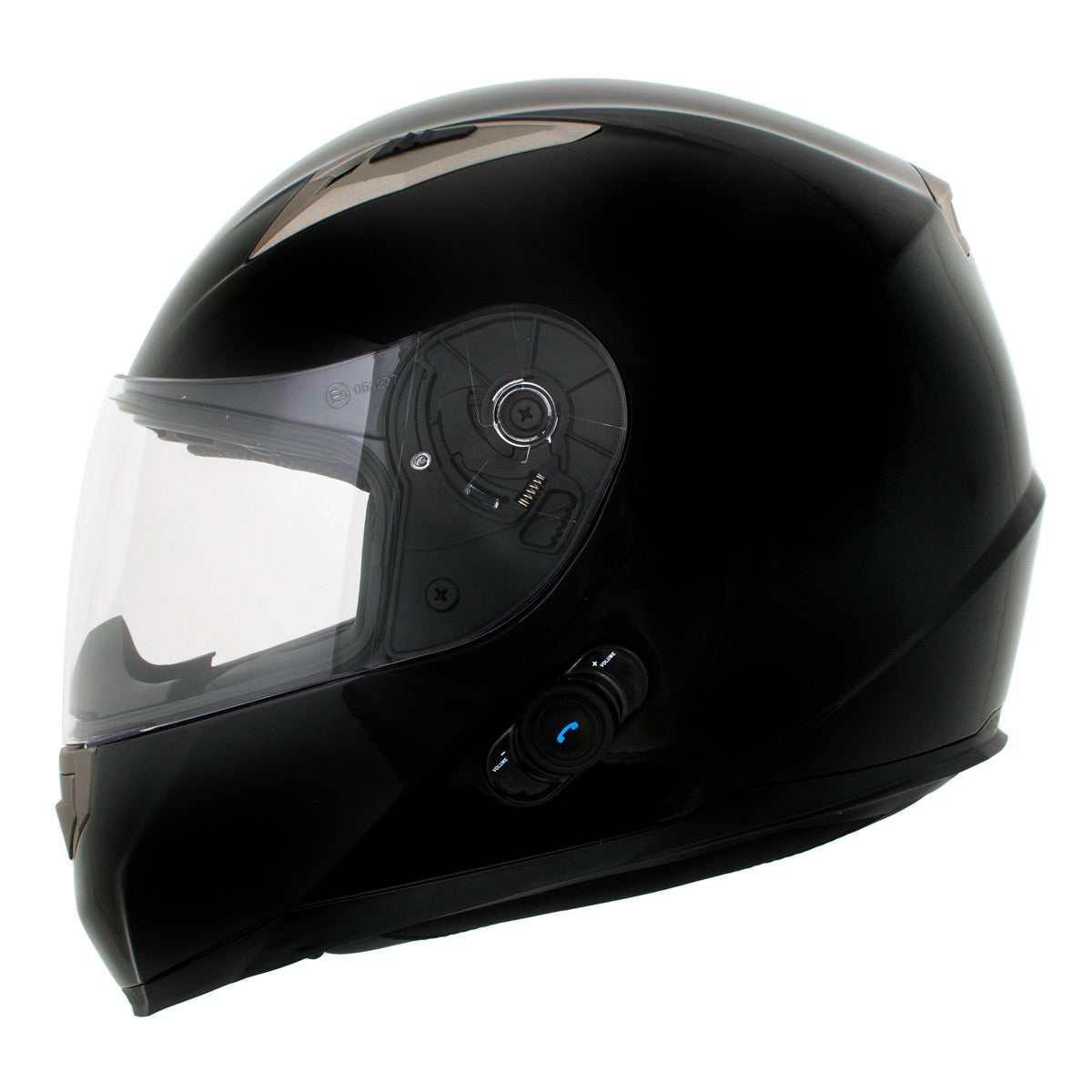 Milwaukee Helmets H510 Gloss Black Chit-Chat Full Face Wireless
