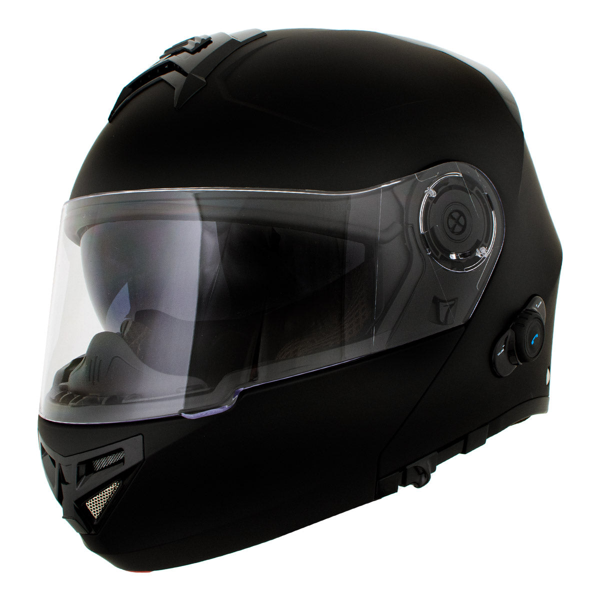 Milwaukee Helmets H7005 Flat Black Mayday Modular Full Face
