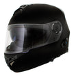 Milwaukee Helmets H7005 Flat Black Mayday Modular Full Face Wireless Motorcycle Helmet-Stream Music-Phone Calls