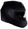 Milwaukee Helmets H7005 Flat Black Mayday Modular Full Face Wireless Motorcycle Helmet-Stream Music-Phone Calls