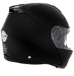 Milwaukee Helmets H7005 Flat Black Mayday Modular Full Face Wireless Motorcycle Helmet-Stream Music-Phone Calls