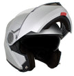 Milwaukee Helmets H7010 Flat Gray Mayday Modular Full Face Wireless Motorcycle Helmet-Stream Music-Phone Calls