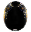Hot Leathers HLD1028 USA Eagle Flat Black Motorcycle DOT Approved Skull Cap Half Helmet Biker