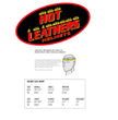 Hot Leathers T72 Black Widow Flat Black Motorcycle Half Helmet Biker w/ Drop Down Visor