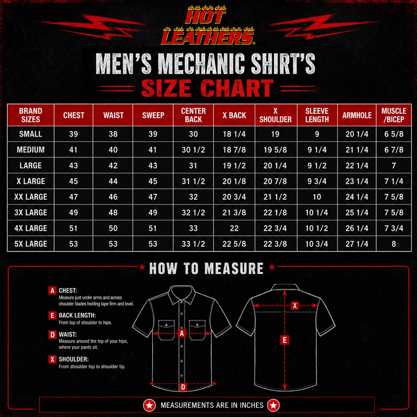 Hot Leathers GMM1010 Men's Mechanic Charcoal Button Up Heavy-Duty Work Shirt for | Classic Mechanic Work Shirt