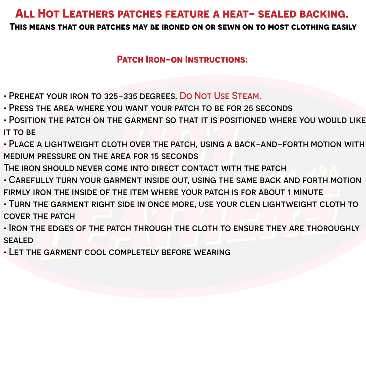 Hot Leathers PPL9666 Excellent Condition 4"x2" Patch