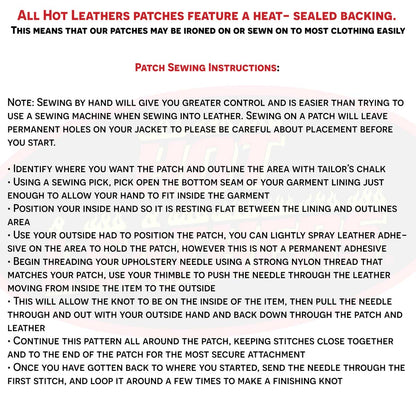 Hot Leathers Hurt Your Feeling's Patch PPL9916