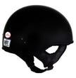 Hot Leathers HLD1002 Gloss Black Motorcycle DOT Approved Skull Cap Half Half Helmet Biker