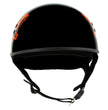 Hot Leathers HLD1006 Black Out Eagle Motorcycle DOT Approved Skull Cap Half Helmet Bikers