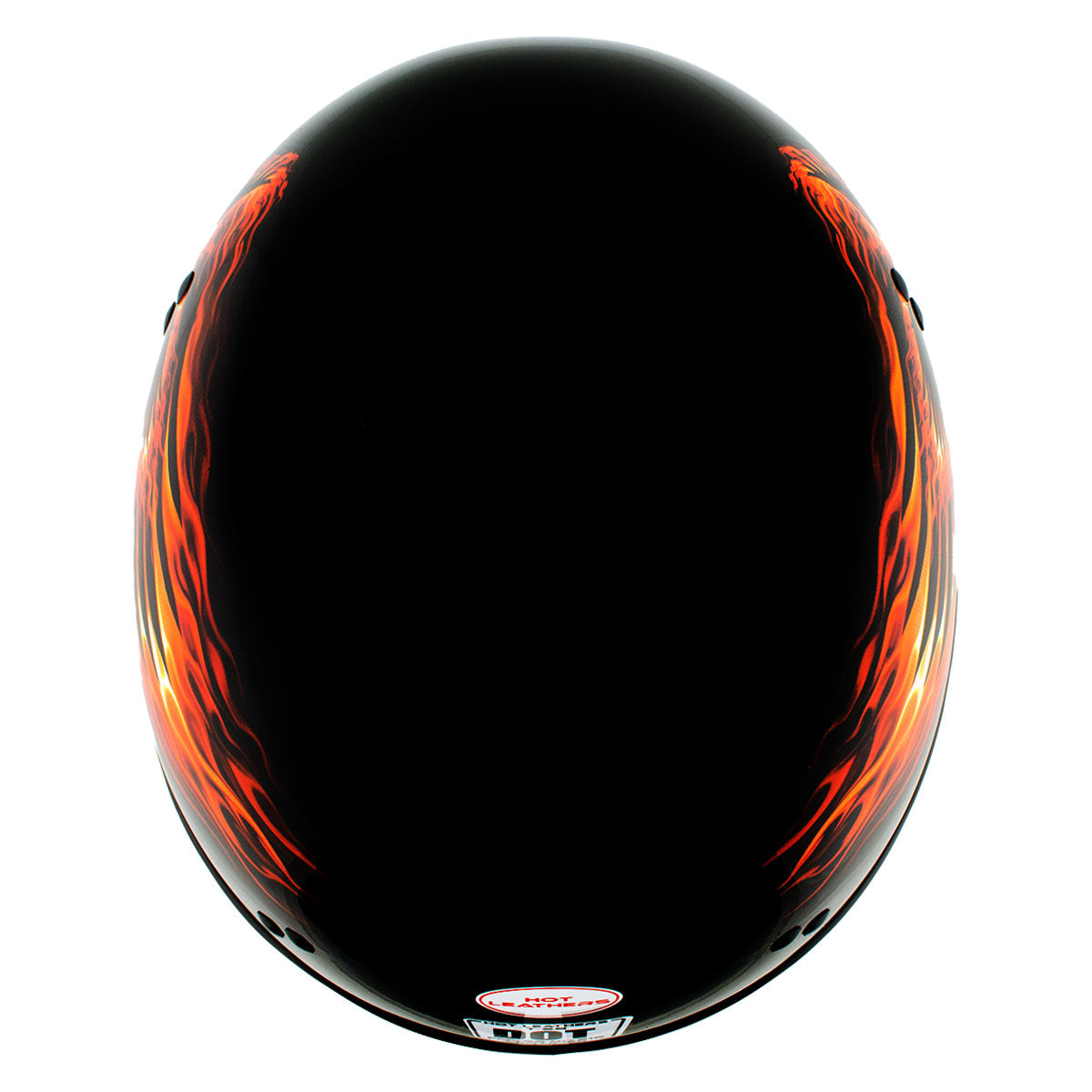 Hot Leathers HLD1006 Black Out Eagle Motorcycle DOT Approved Skull