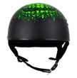 Hot Leathers HLD1030 Flat Black Shredder Motorcycle DOT Approved Skull Cap Half Helmet Biker
