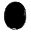 Hot Leathers HLD1036 Silver Flames Gloss Black Motorcycle DOT Approved Skull Cap Half Helmet
