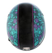 Hot Leathers HLD1041 Gloss Black Skull Bones Bolt Advanced DOT Approved Half Helmet Biker