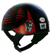 Hot Leathers HLD1044 Gloss Black Warrior Bullet Advanced DOT Skull Half Helmet Biker