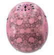 Hot Leathers HLD1048 Live, Love Ride Gloss Pink Motorcycle DOT Approved Skull Cap Half Biker Helmet