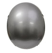 Hot Leathers HLD1050 Glossy Silver Motorcycle DOT Approved Skull Cap Half Helmet Biker
