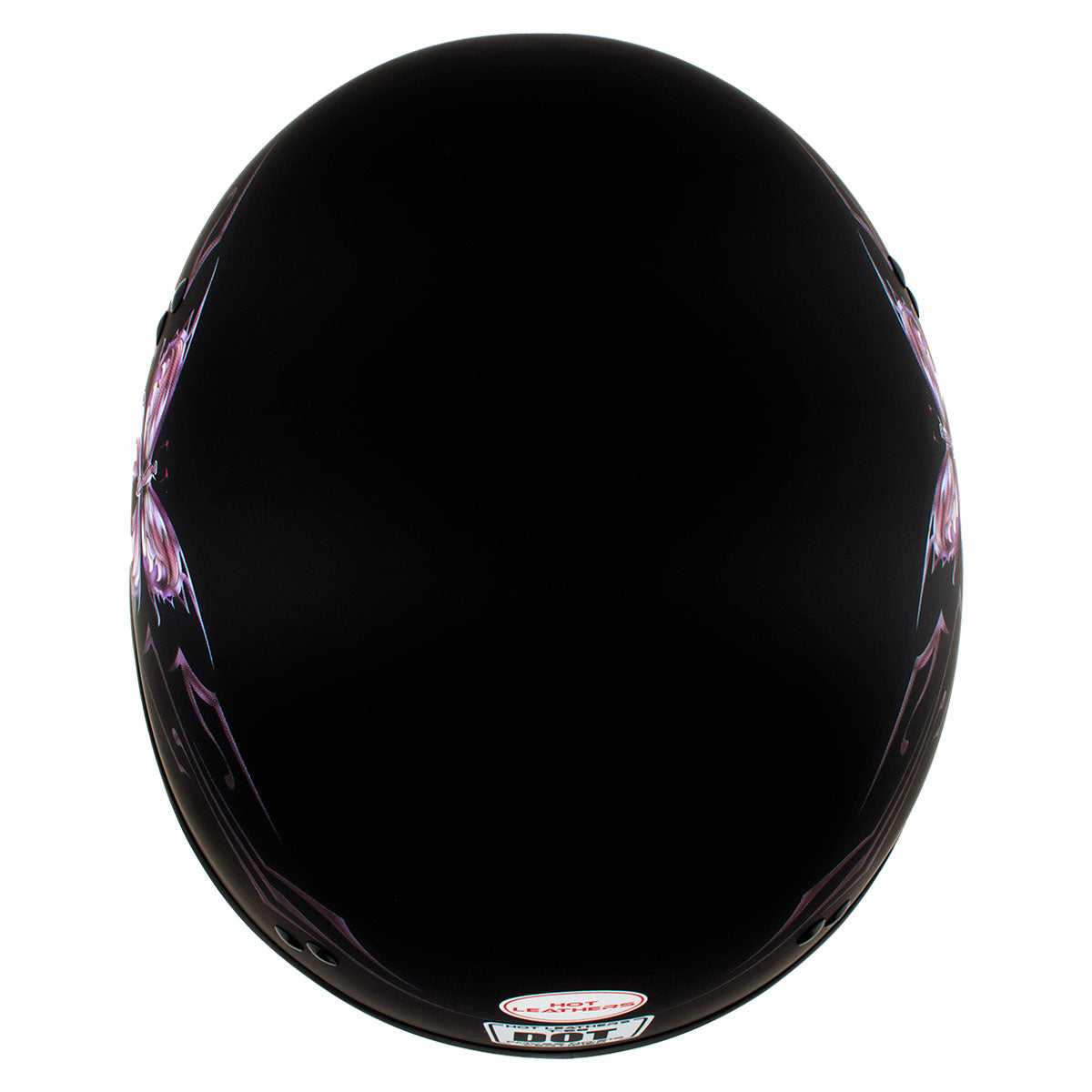 best dot motorcycle half helmet Hot Leathers HLD1052 DOT Skull Cap Half Helmet