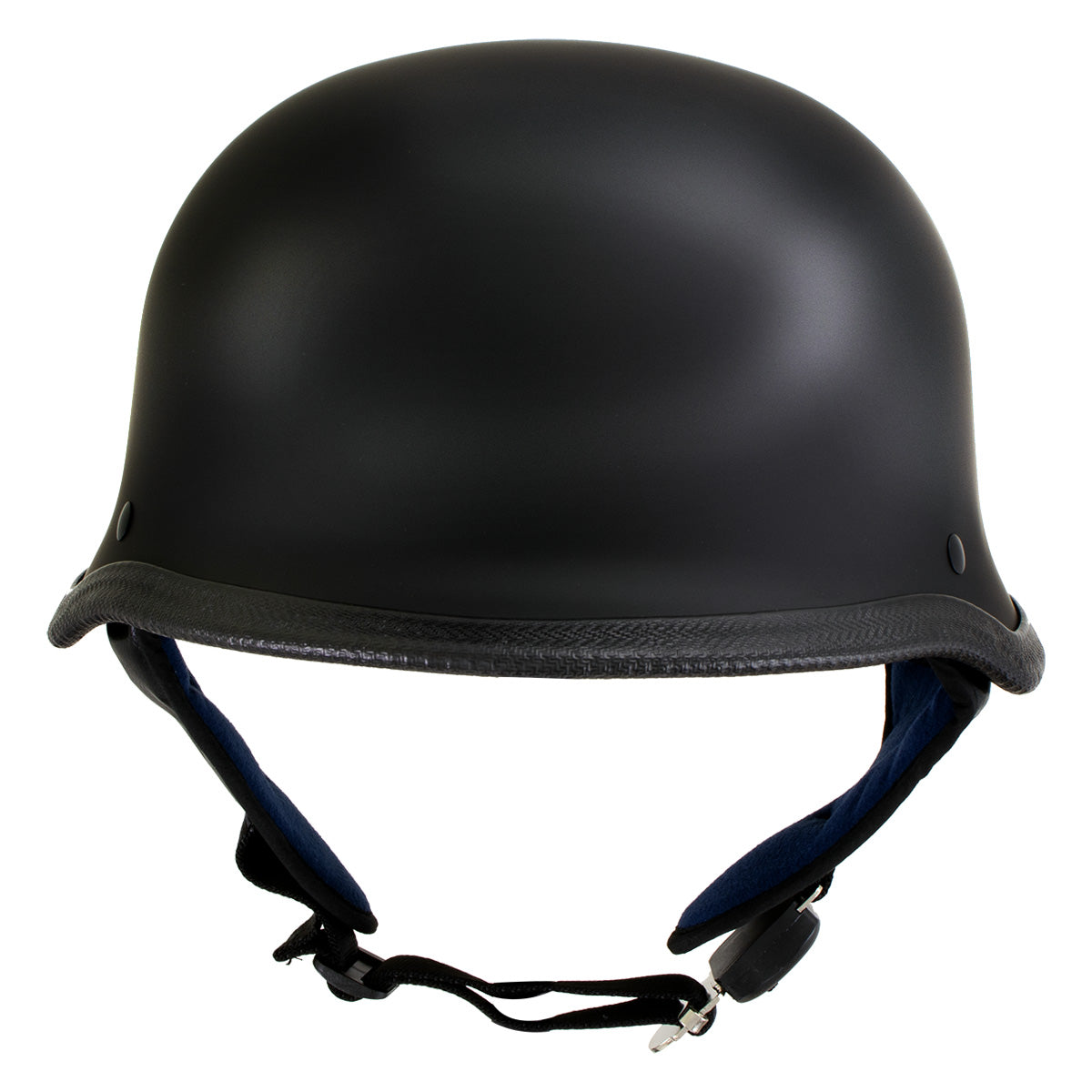 boss novelty motorcycle helmets Hot Leathers Gloss Black The Hanz German Style Vintage Motorcycle Half Helmet HLT75